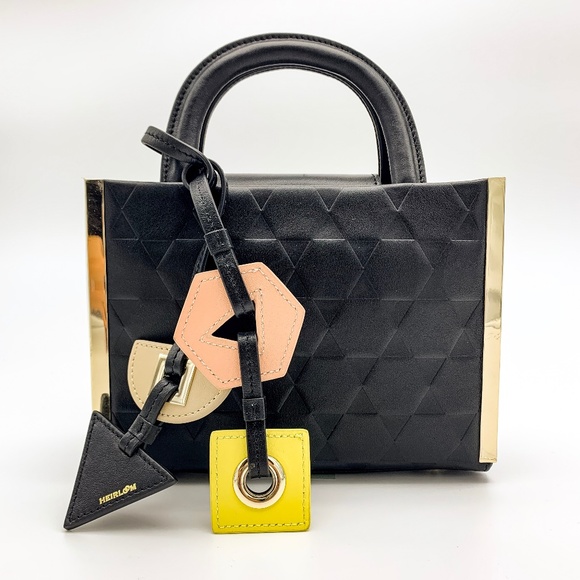 NWOT HEIRLOOM Leather Handbag "BABY TWIN EMBOSS" - Picture 3 of 8